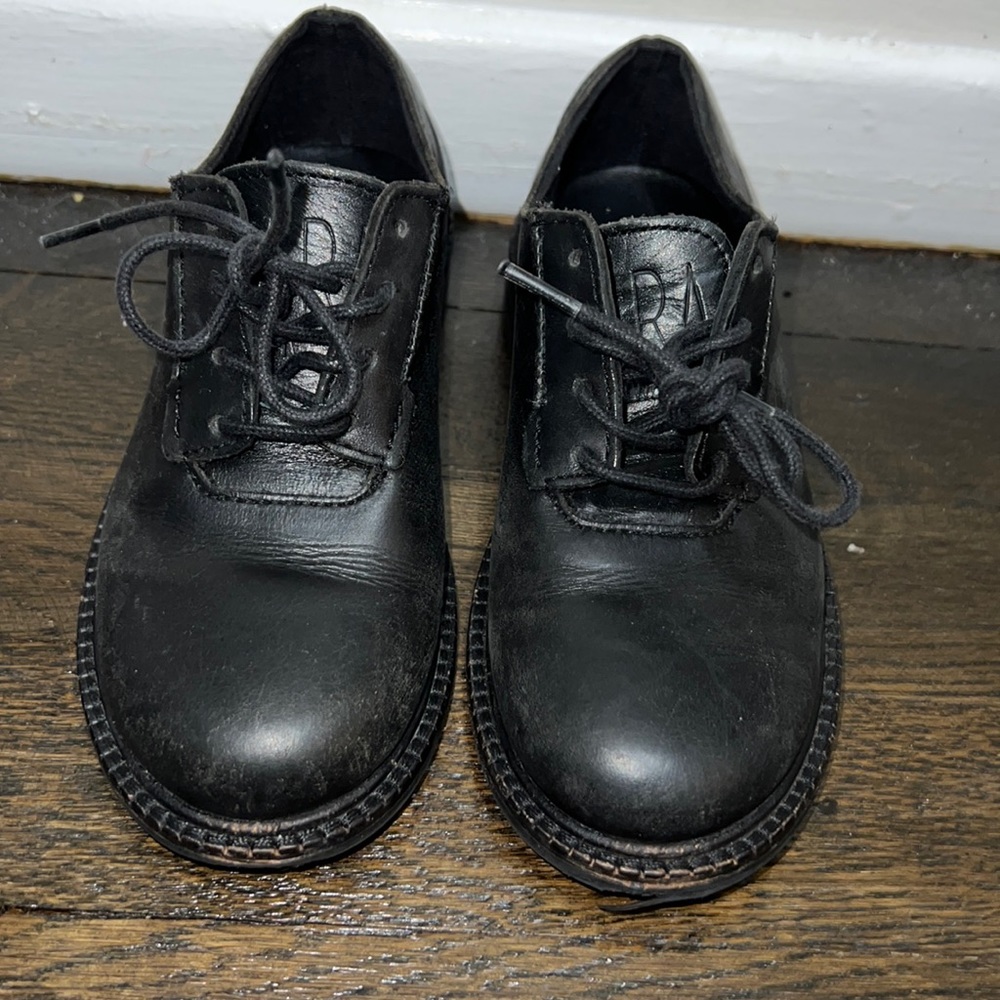 Euro size 29 Zara leather boys shoes
